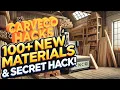 Carveco Hacks - 100 New Materials a Secret Switch Hack