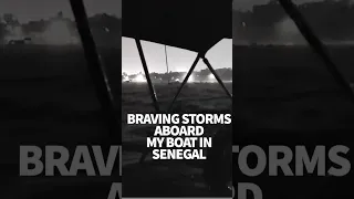 Hanging on during Senagales rain season #windedvoyage #sailinglifestyle #africatravel #dakar