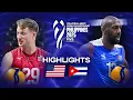 USA 🇺🇸 vs. Cuba🇨🇺 - Highlights | Men's World Championships 2025