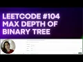 Maximum Depth of Binary Tree problem - Leetcode