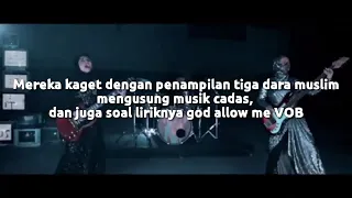 mereka kaget penampilan tiga dara muslim mengusung musik cadas juga soal liriknya god allow me vob