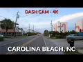 Drive through Carolina Beach North Carolina in 4K