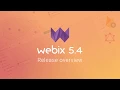 Webix 5 4 Update Overview