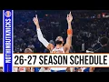 The New York Knicks 26-27 Schedule Breakdown