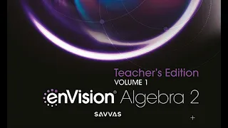 EnVision Algebra 2 2018 Cover
