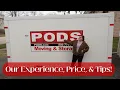 2022 PODS REVIEW EXPERIENCE MOVING 1000 MILES WITH PODS TIPS