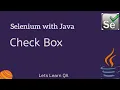 Selenium WebDriver Java How to handle Checkbox