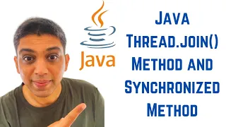 Java Thread join Method and Synchronized Method