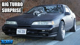 BIG TURBO Ford Thunderbird V6 is the Ultimate Tuner Troll