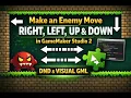 GameMaker Studio 2 Enemy Movement Tutorial - Right Left Up and Down DND Visual GML
