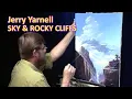 Dramatic Thunderhead Sky with Towering Cumulus Clouds Jerry Yarnell Acrylic Painting Lesson