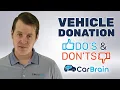 DONATE A CAR TO CHARITY THE DO S AND DON TS CarBrain com