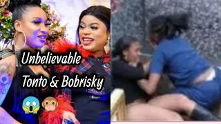 not again tonto u0026 bobrisky fight u0026 tear pants in public 