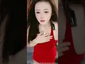 Lagu Red Halter Ruched Mini Dress Dance | Sultry Chinese Goddess Vibes(New Dance Video)