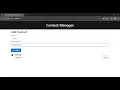Contacts Manager React JS Project