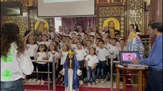 إحنا إلهنا اله واحد كورال افا مكاريوس للملايكة مرحلة كى جى وأولى وتانيه القديس أبو مقار البراجيل 