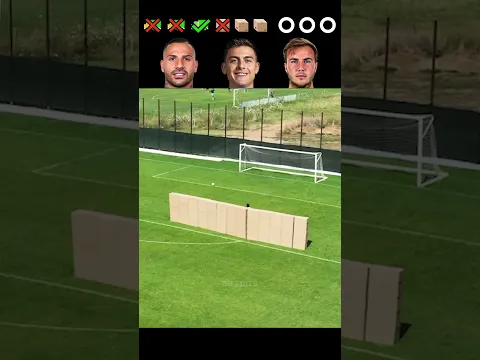 Quaresma VS Dybala VS Gotze 🤯🚀 Accuracy Shot Challenge