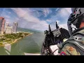 Download Lagu F-16 Over the Shoulder Cockpit View - Airshow over South Beach Miami - Cockpit Audio