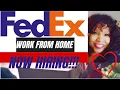 FEDEX IS HIRING NOW Work From Home Job