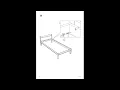 IKEA neiden bed frame pine twin AA 2044866 assembly instructions manual