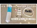 AQUACREST In Line Water Filter for Ice Maker Review How To Install