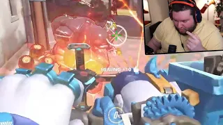 TILTING FLATS WITH MY ROADHOG W Reactions Overwatch 