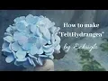 How to Make Felt Hydrangea | Tutorial Bunga Flanel Hydrangea by Echiiglo