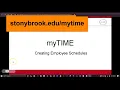 myTime - Adding Editing and Deleting Employees Shifts in MyTime