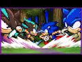 Lagu Chaos Hunt: Enigma vs Sonic ( Luz vs HedgehogVerse) (Sonic Sprite Animation)