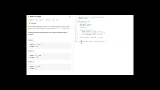 LeetCode 7 Reverse Integer in JavaScript