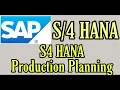 Lagu S4 Hana Production Planning | Sap PP