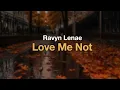 Download Lagu Ravyn Lenae - Love Me Not (Lyrics) MP3
