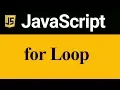 for Loop in JavaScript Hindi