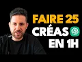 Comment je fais 25 créas ads en 1H (méthode complète avec IA)