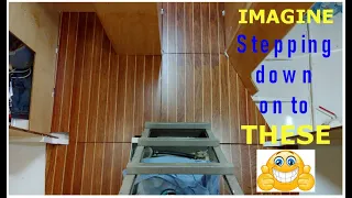 Building my steel sailing yacht Ep.75 Cabin-sole panels are 🎉 IN! 🤩