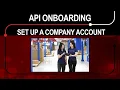 How to set up a myTI company account