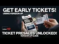 Use Verizon Up for Presale Tickets Verizon Up Presale Guide Get Concert Tickets Early Verizon Up