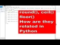 PYTHON TUTORIAL ROUND FUNCTION IN PYTHON CEIL FUNCTION FLOOR FUNCTION