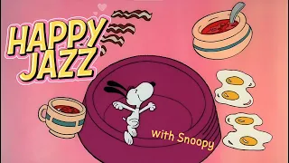 𝐫𝐞𝐥𝐚𝐱𝐢𝐧𝐠 𝗽𝗹𝗮𝘆𝗹𝗶𝘀𝘁 Snoopy S Happy Jazz Songs Good Mood Music And Dance With Snoopy 