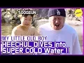 Lagu [HOT CLIPS] [MY LITTLE OLD BOY] | (part.1) HEECHUL dives into SUPER COLD Water!?💦 (ENG SUB)
