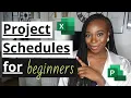 How to make a SIMPLE PROJECT Excel VS Project BEGINNERS PACK