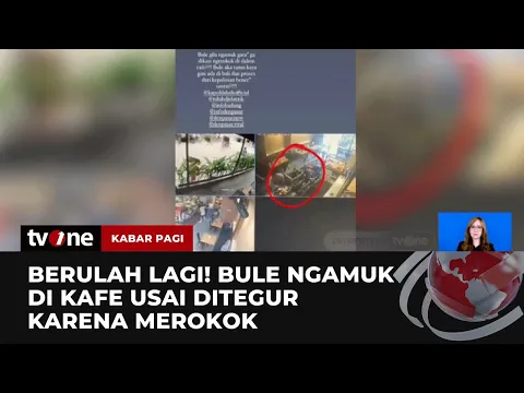 Tidak Terima Ditegur karena Merokok, Bule di Bali Ngamuk Rusak Kafe!