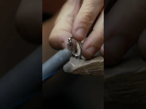 Making Platinum Baguette Diamond Wedding Rings