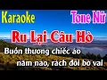 Lagu Ru Lại Câu Hò Karaoke Tone Nữ ( Dm ) Karaoke Lâm Organ