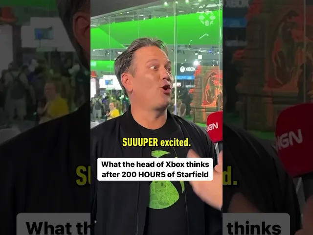 Phil Spencer compares #Starfield to #Oblivion but not #Skyrim #gamescom2023 #xbox #gaming