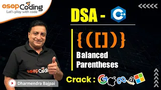 Balanced Parentheses using Stack DSA - C Stack Applications