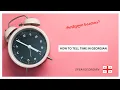 How to tell time in Georgian