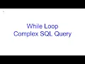 While Loop and Complex SQL Queries Learn Python From Scratch 11 Kovolff