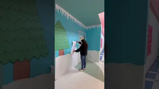 Day 3 Transforming My Door into a Winter Wonderland
