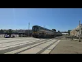 Amtrak Capitol Corridor at Hearst Ave Berkeley CA with CDTX Cab Car and F59PHI